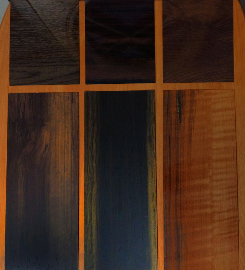 Wooden board Wall Decor Item, Pack Of 3 brown Sets