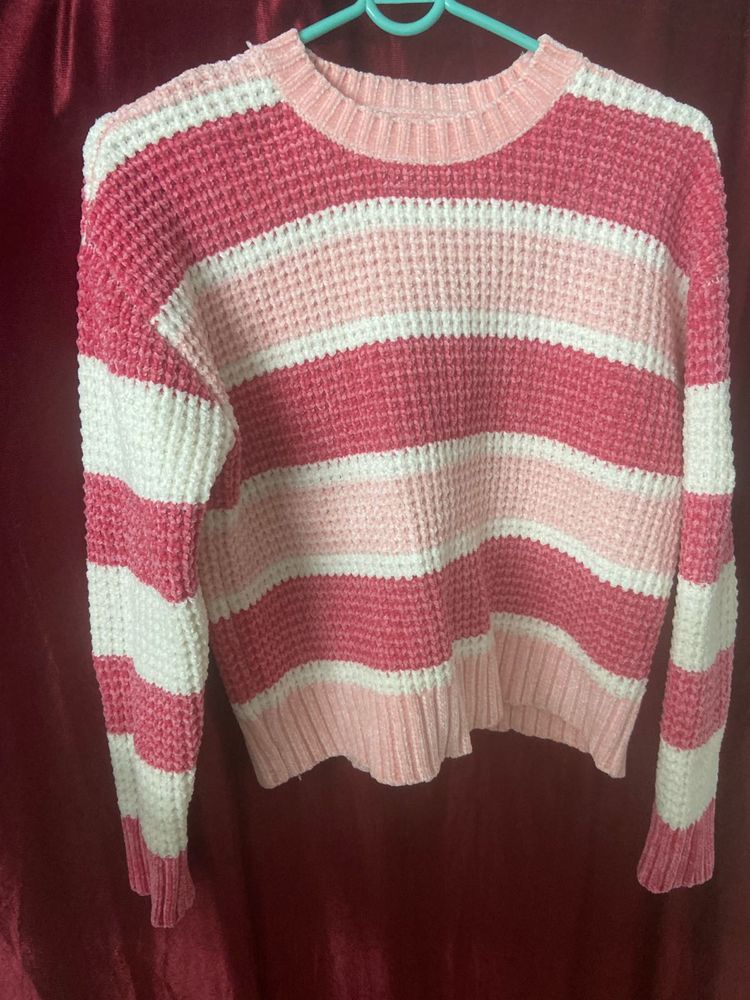 Striped Knit Sweater