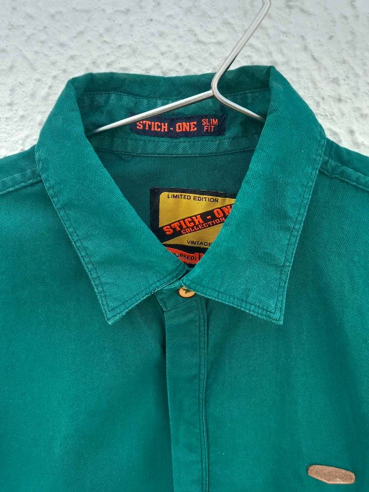 Vintage Green Shirt