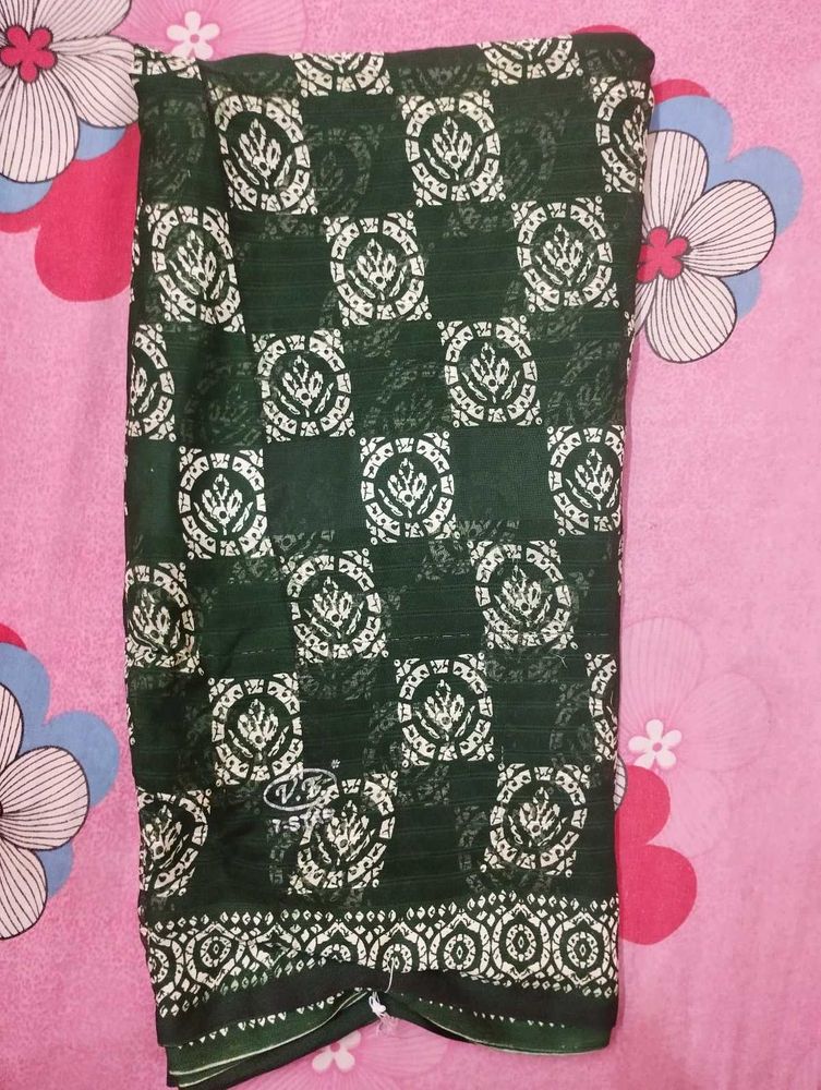 Elegant Green Saree