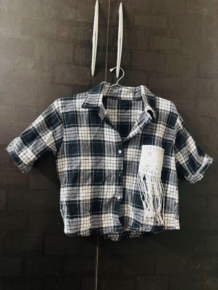 Plaid Crop Top