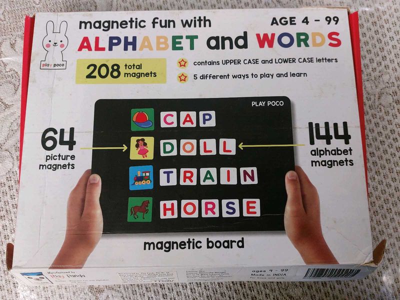 Magnetic Fun With ALPHABETS and WORDS