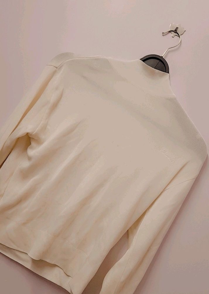 White Top With Designer Back