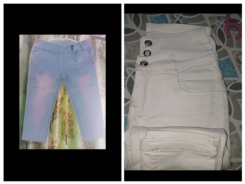 Combo Of Capree &amp; Jeans For Girls