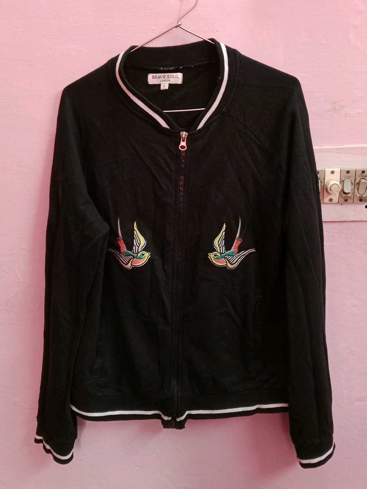 BRAVE SOUL London Women&#39;s Black Jacket