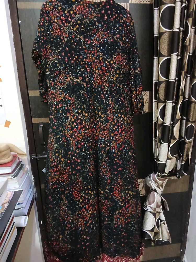 Floral Print gown frock