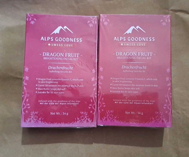 Alps Goodness Dragon Fruit Brightening Facial Kit