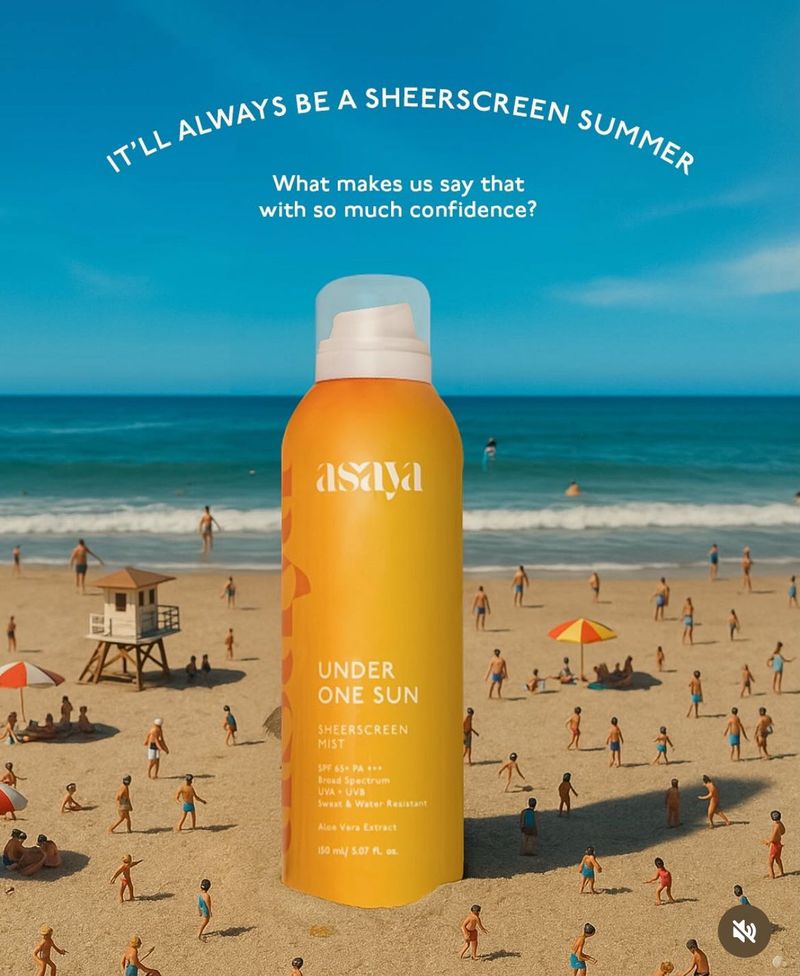 Asaya Sheerscreen Sunscreen