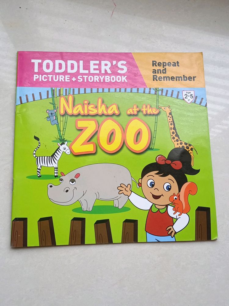 Naisha At The Zoo ; Toddler's Picture+Story Book