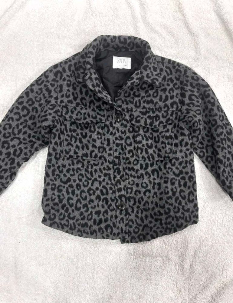 Zara Animal Print Jacket