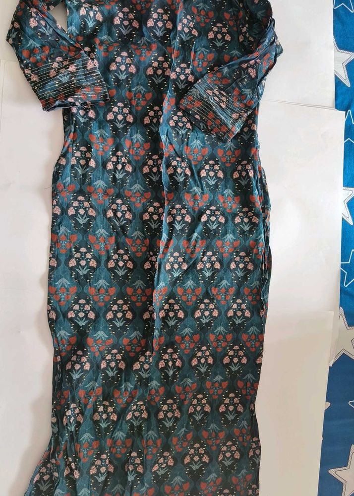 Floral Print Kurta