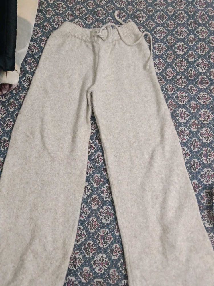 Cozy Wide Leg Knit Pants