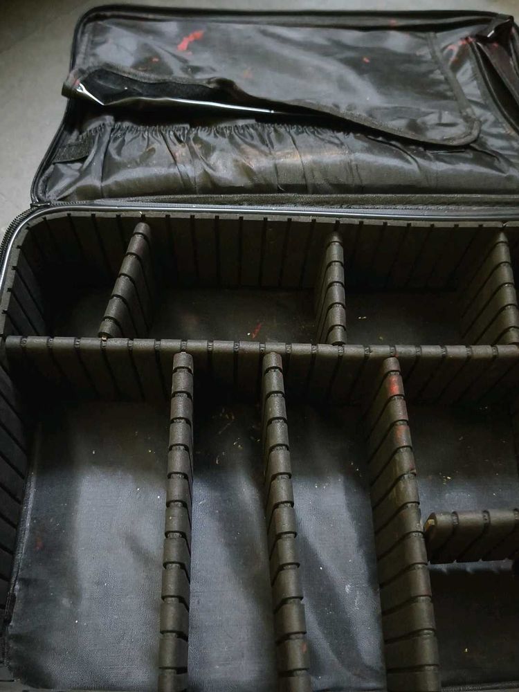 Black Makeup Organizer Bag