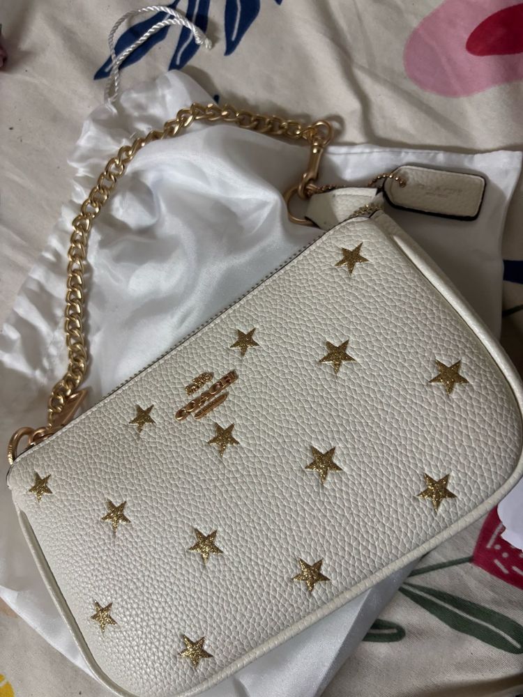 White Nolita Stars - Coach Bag