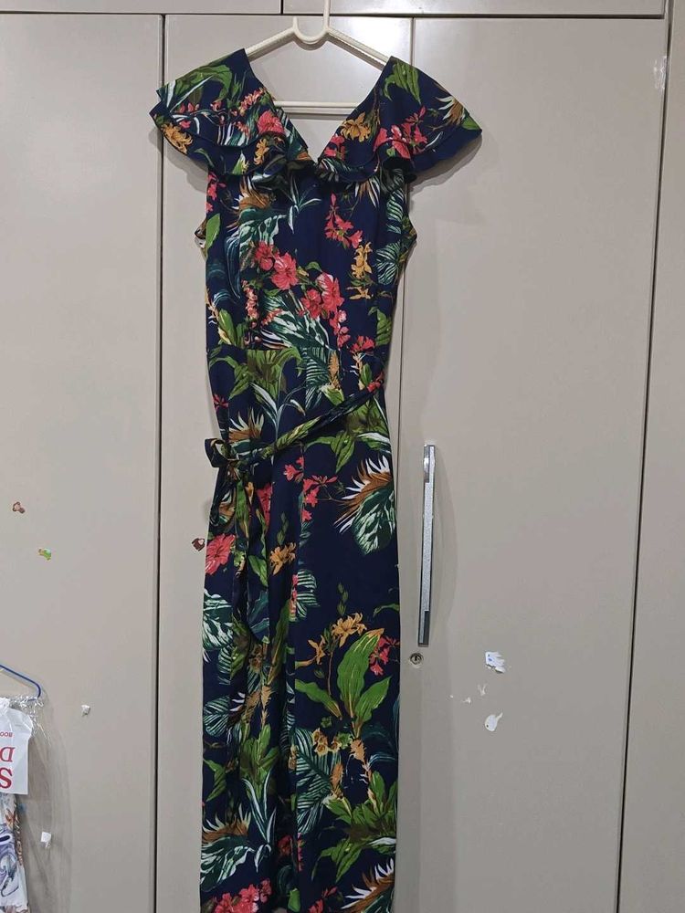 Floral Print Jumpsuit