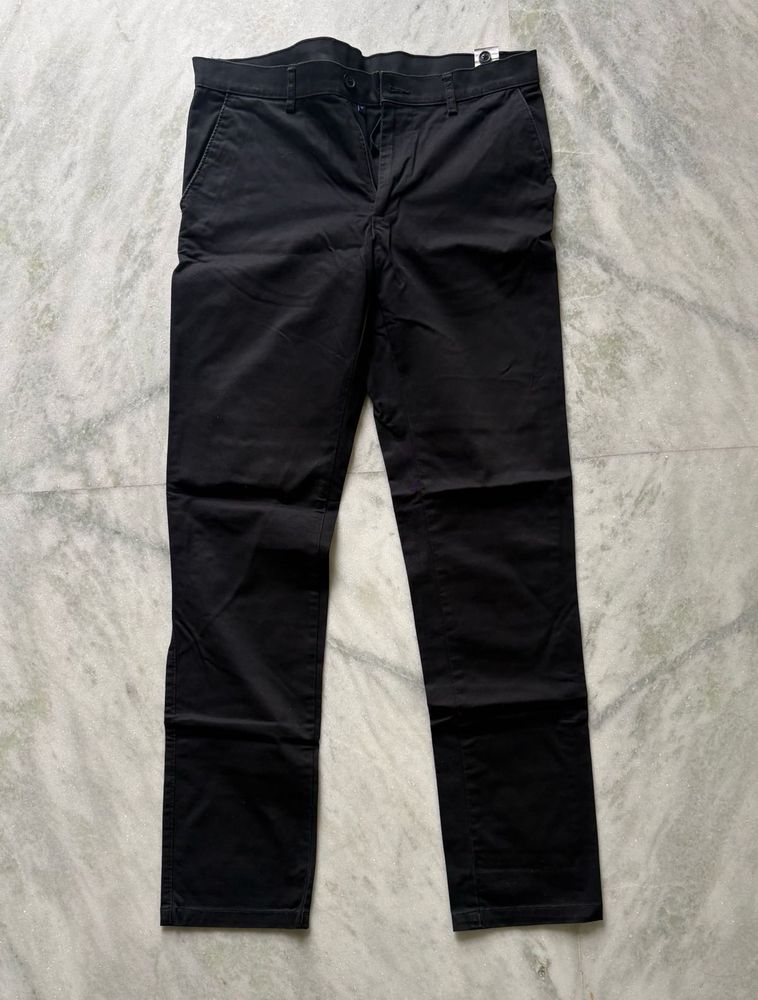 Perer England Black Straight Trousers