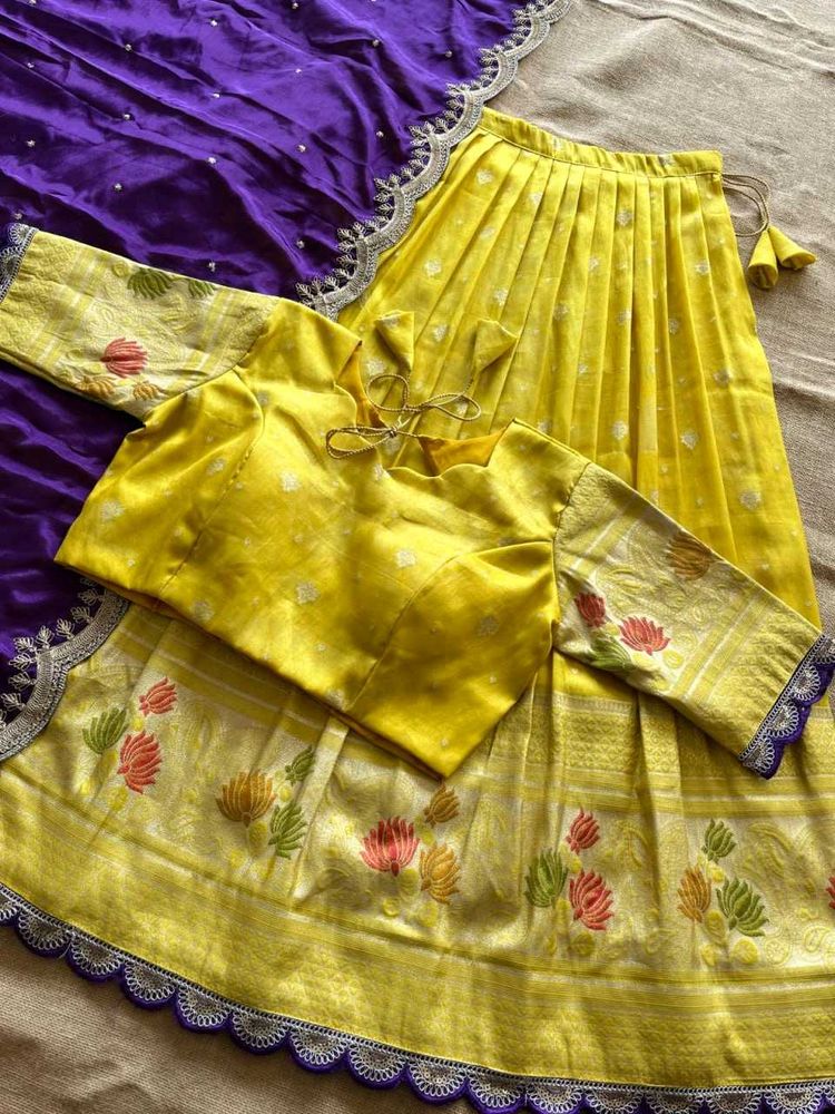 Yellow Lehenga Choli Set