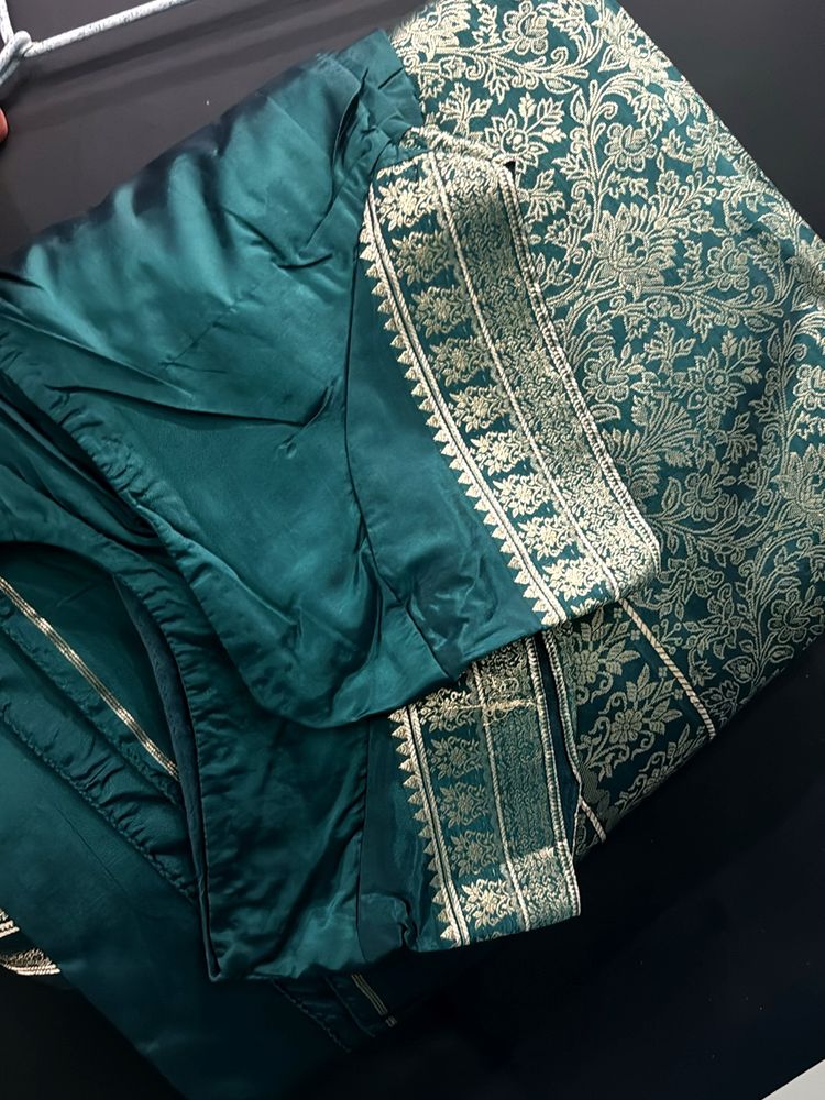 Brand New Green Banarsi Saree
