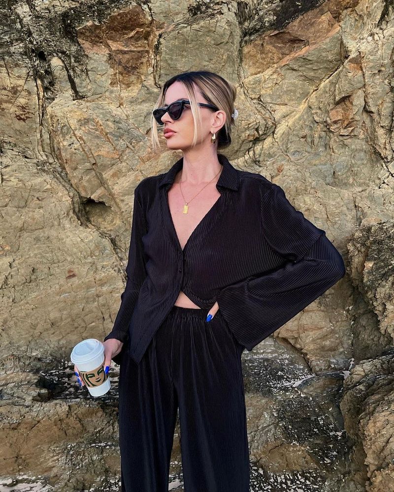 Pleated Relaxed Co Ord Suit