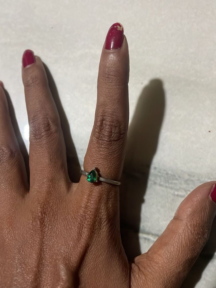 Green Gemstone Ring