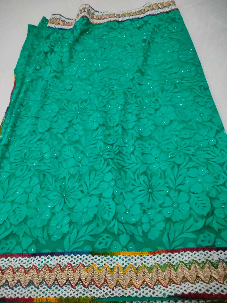 Green elegant Saree
