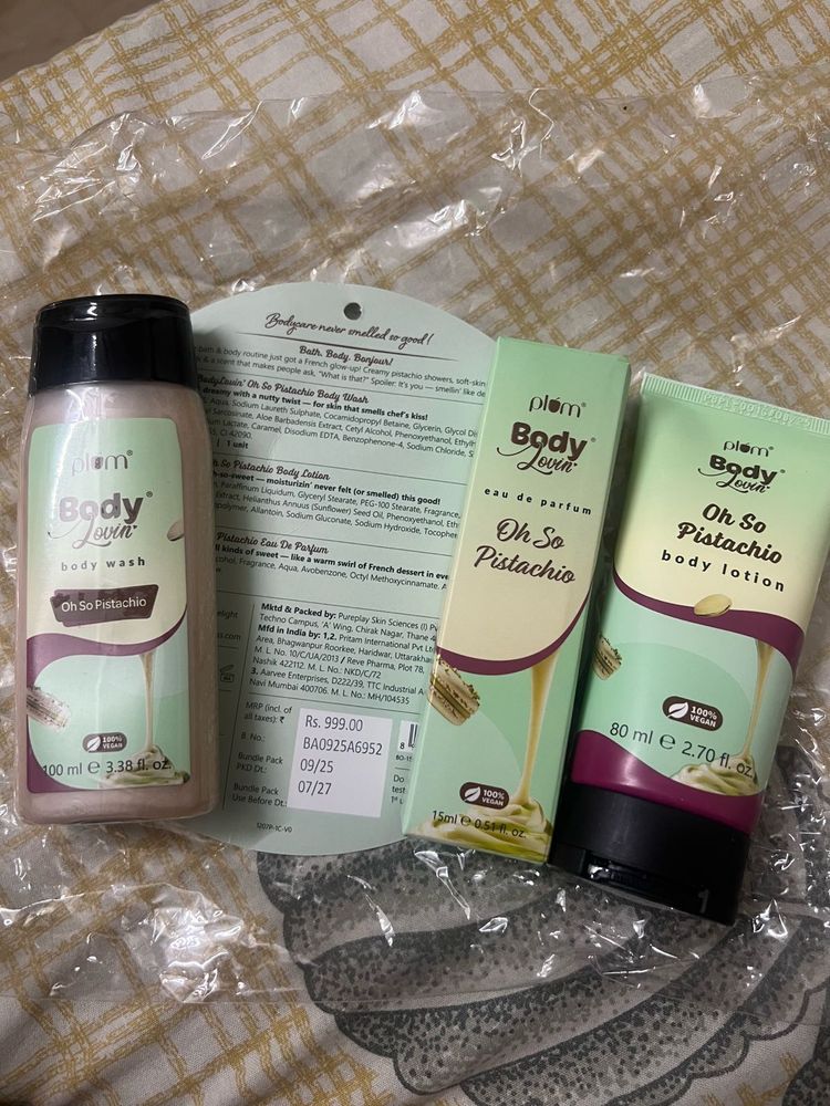 Plum BodyLovin&#39; Pistachio Set