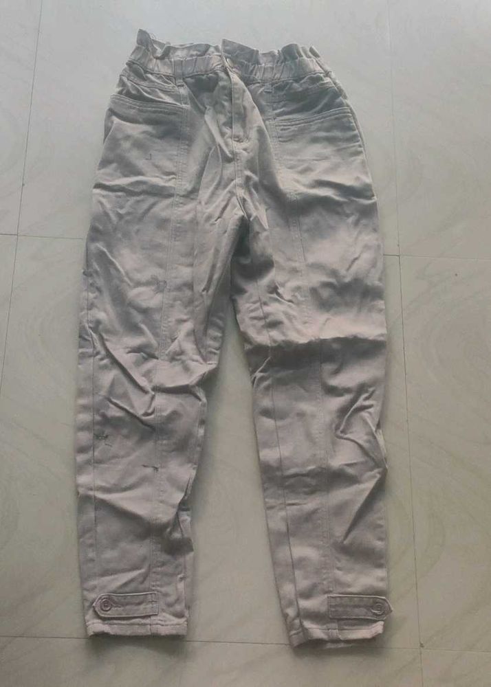 Casual beige trousers