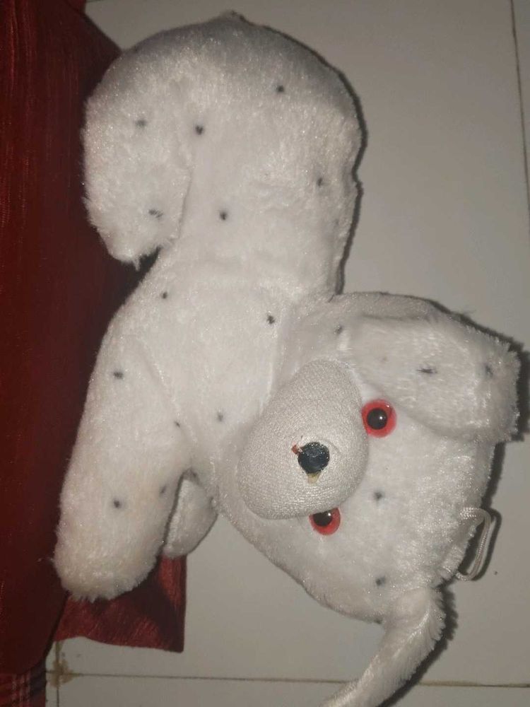 Cute White Doggy Soft Toy