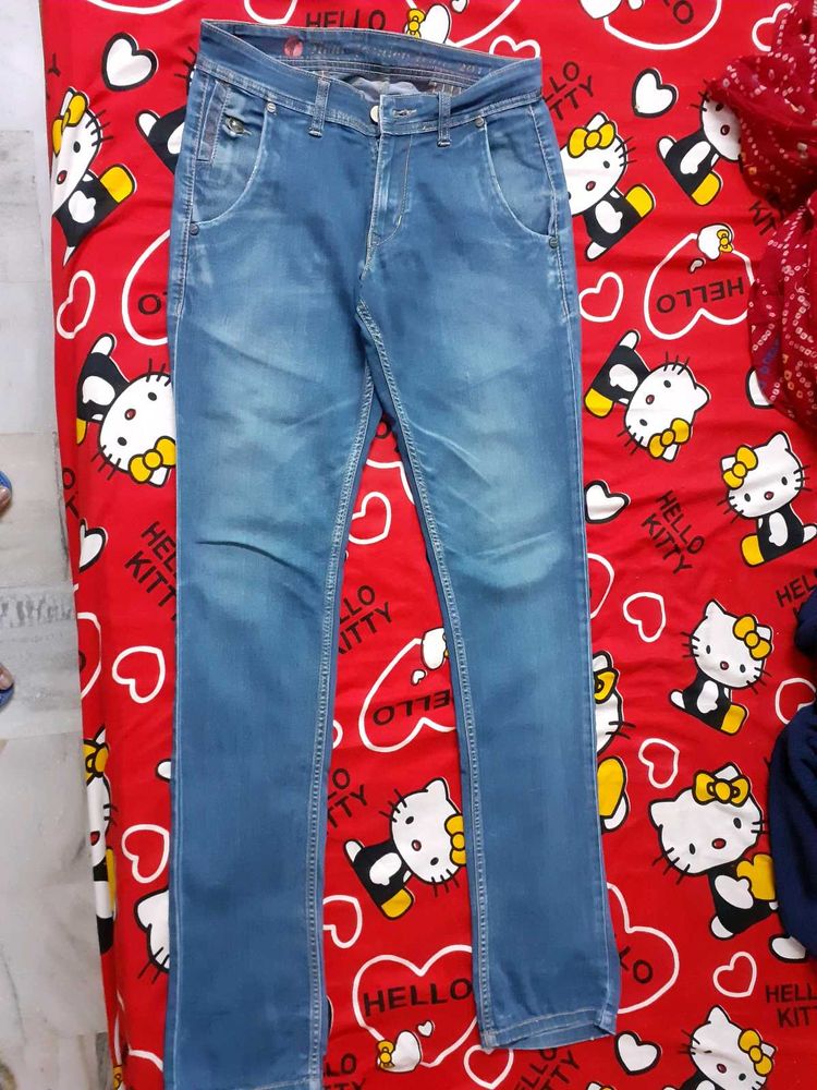 Denim Jeans Blue Colour (Size 30)