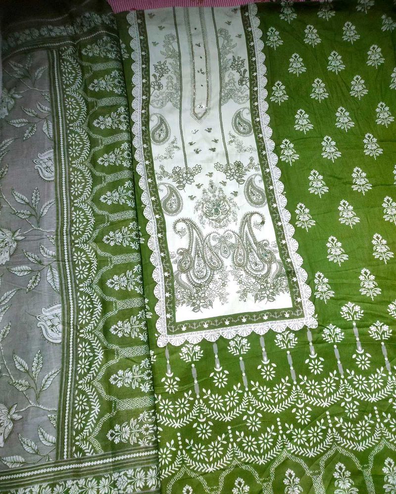 Jaam Cotton Sequence And Cutdana Work Suit