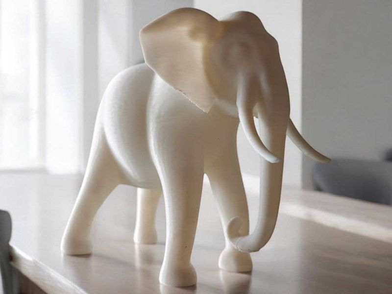 Elephant Showpiece 3d Printed