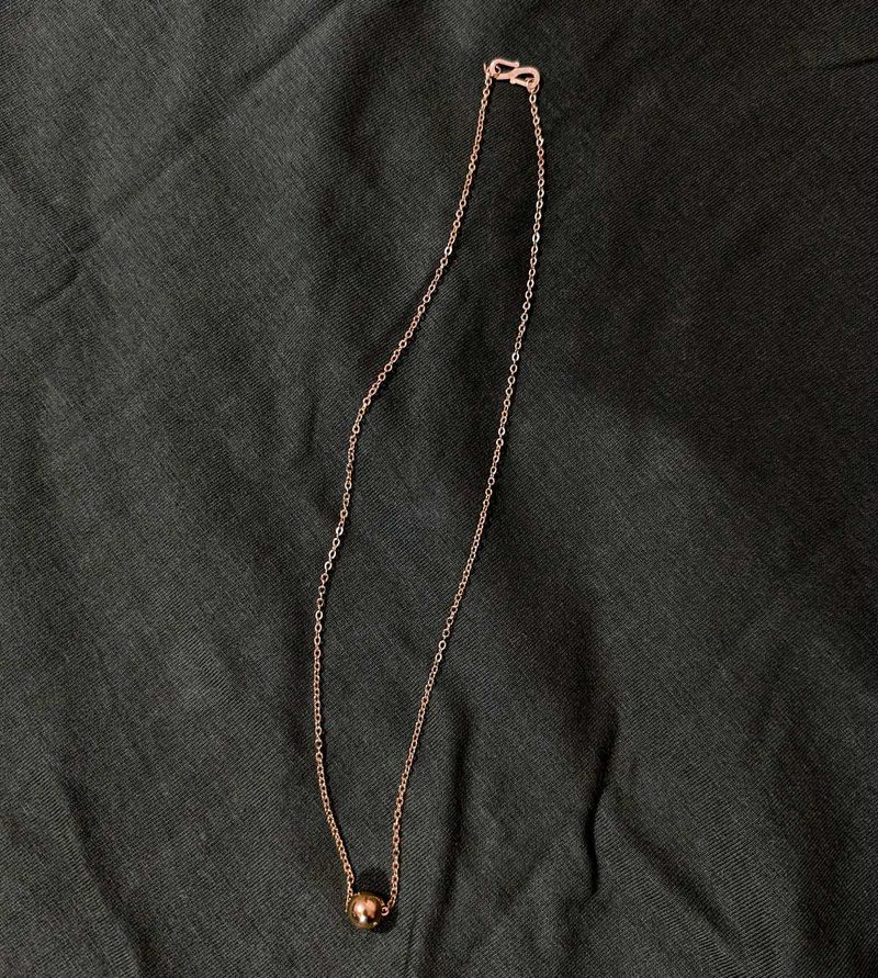 Gold Ball Necklace