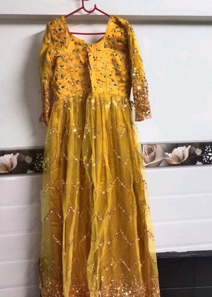 Haldi Frock Stitched