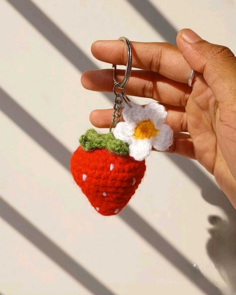 Crochet Clawclip n Key ChainCombo