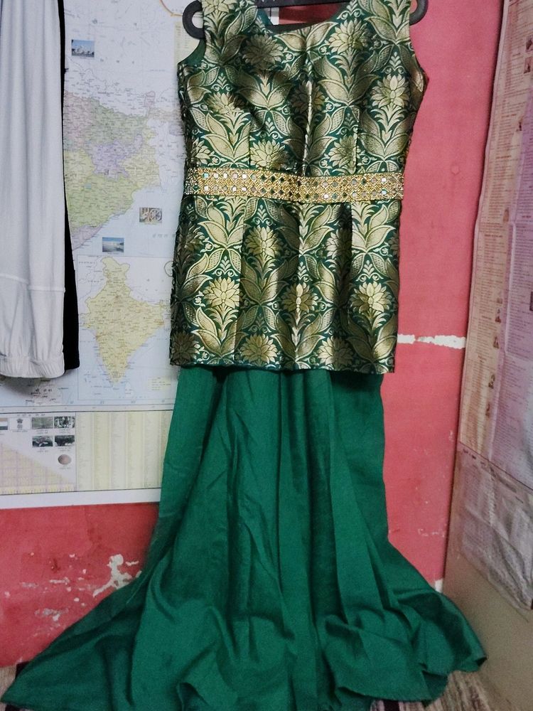 Green 💚 Fancy Lehenga Choli Set