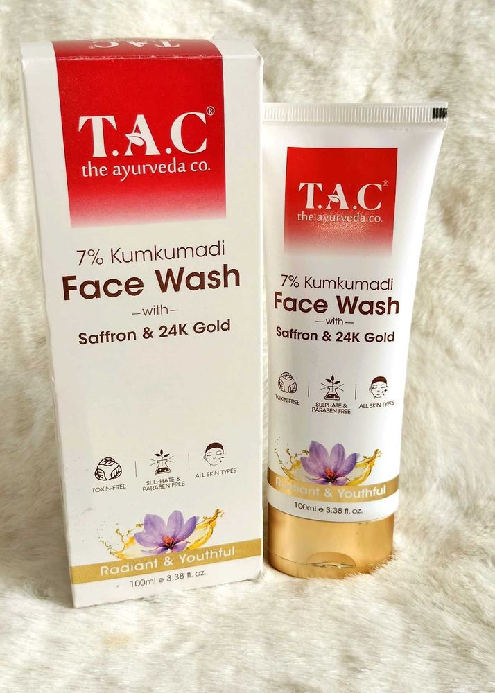 TAC Kumkumadi Gold Facewash
