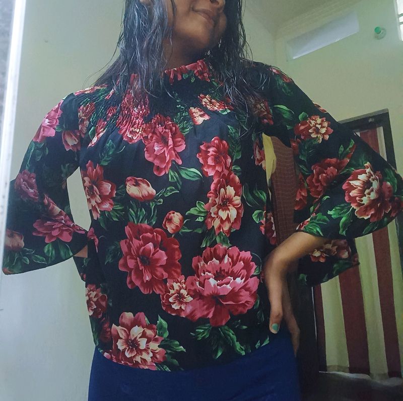 Flowery top