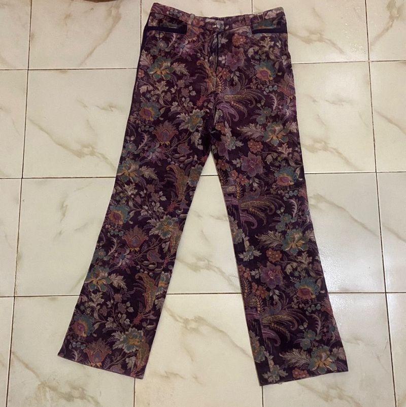 Floral Print Pants