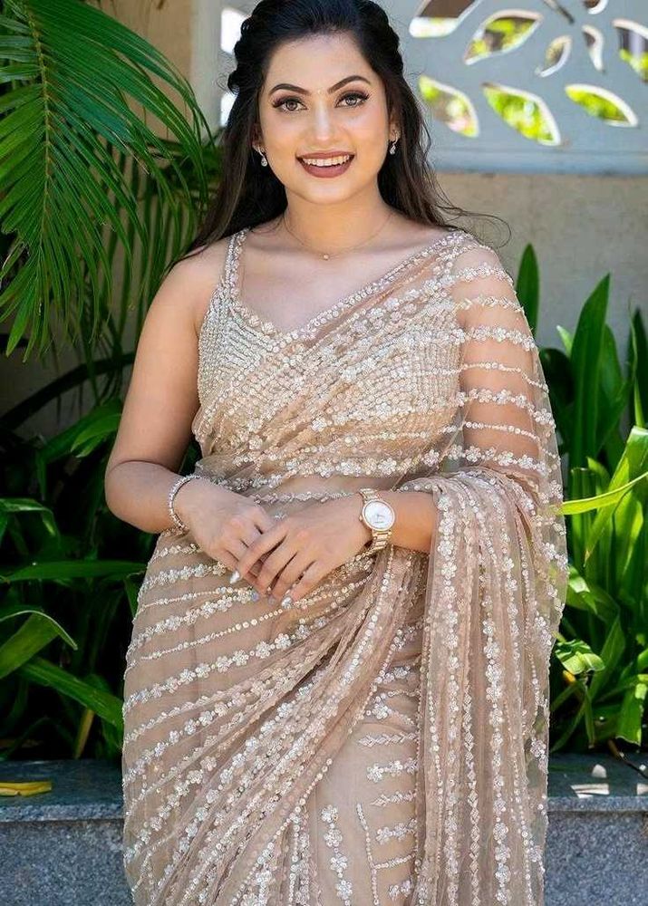 Elegant Embellished Saree