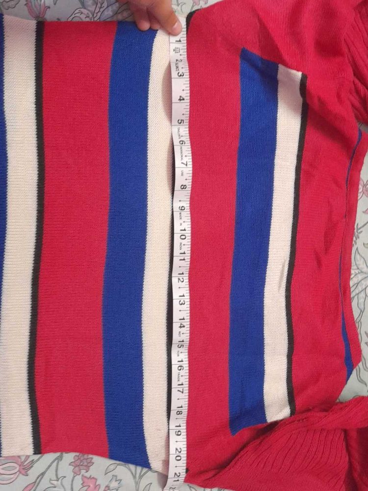 Striped Knit Sweater