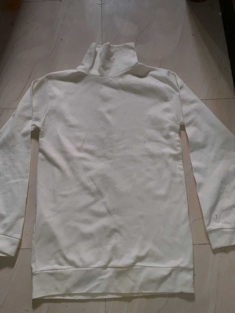 White Turtleneck Long Sleeve