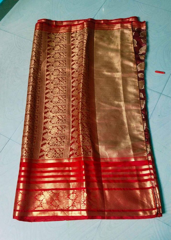 Red Colour Banarasi Silk Saree