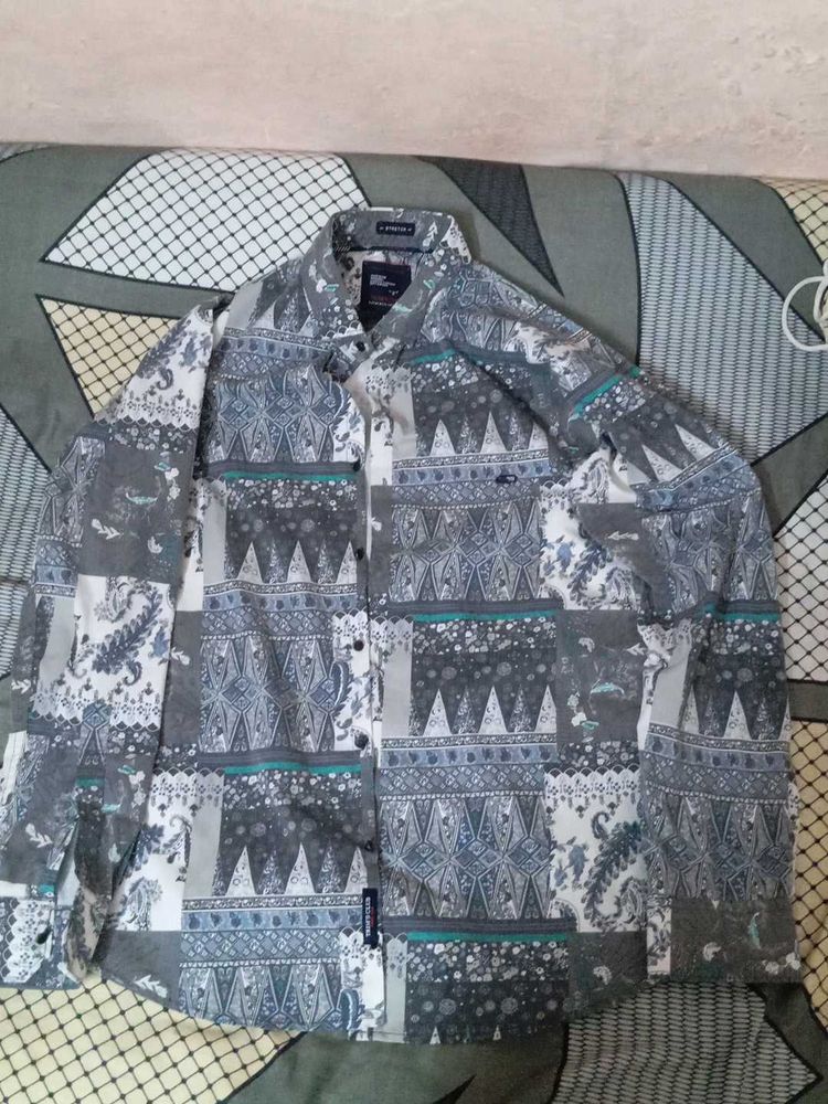 Patterned Casual Shirt