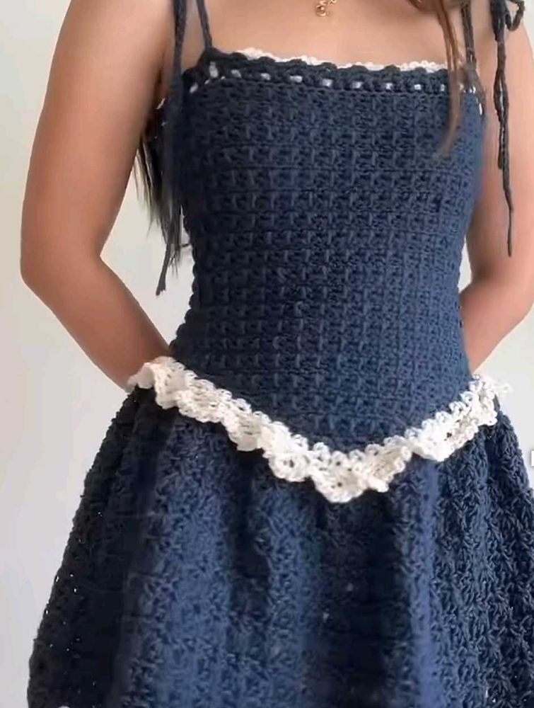Crochet Mini Dress
