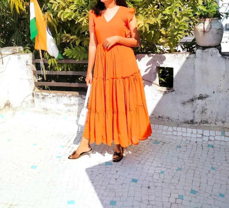ITI RUST MAXI DRESS