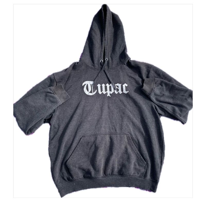 Tupac Graphic Baggy Hoodie