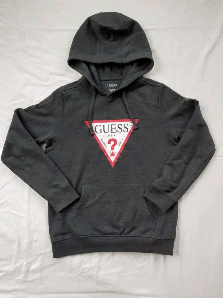 Guess Logo Hoodie.