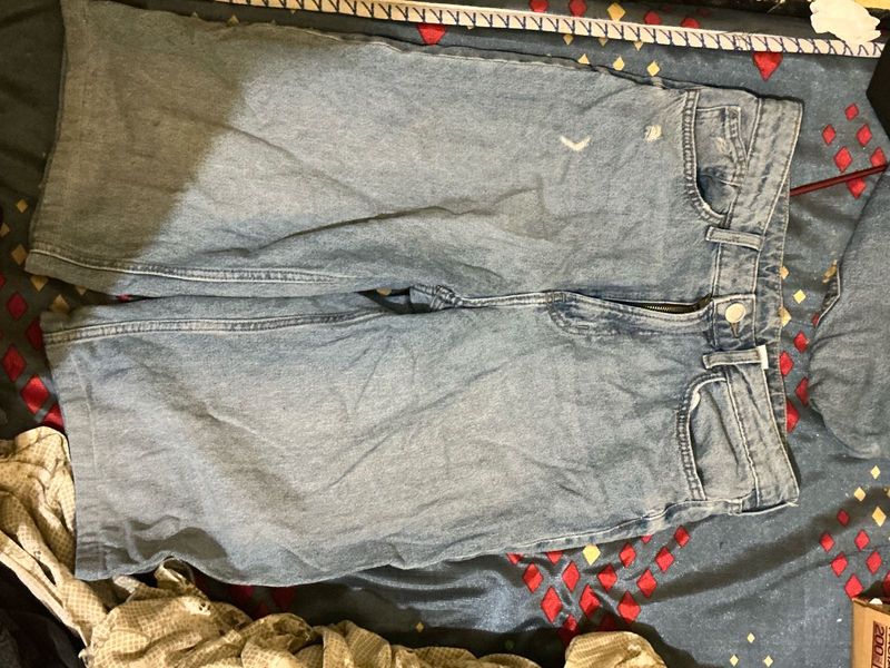 Baggy Denim  Jorts  Shorts