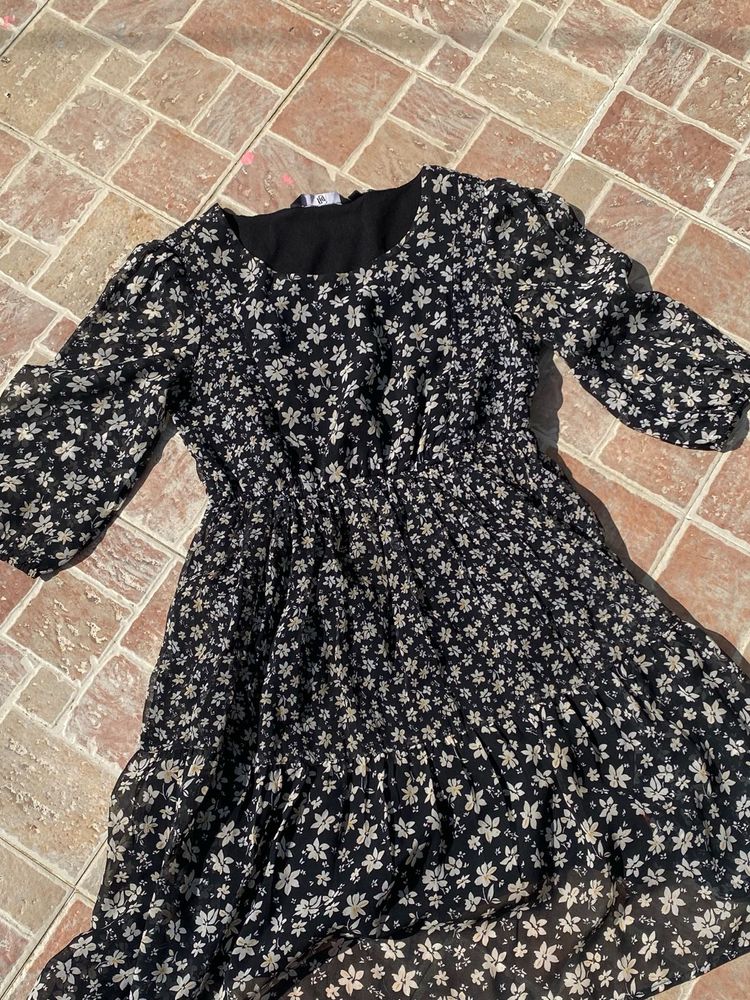 Floral Print Mini Dress