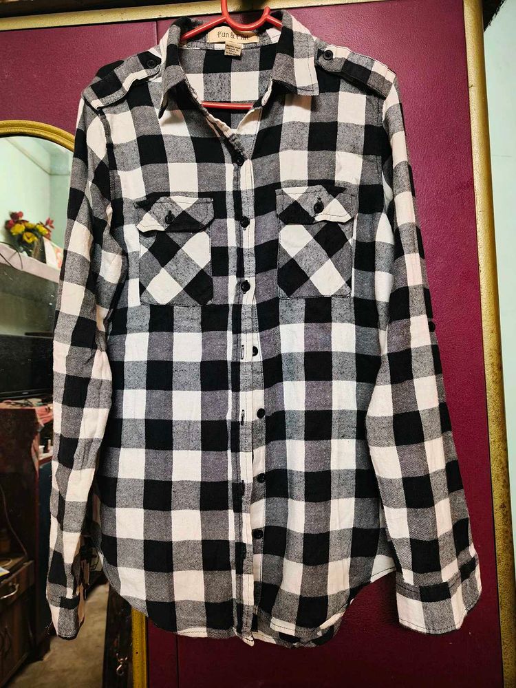 Checked Flannel Shirt